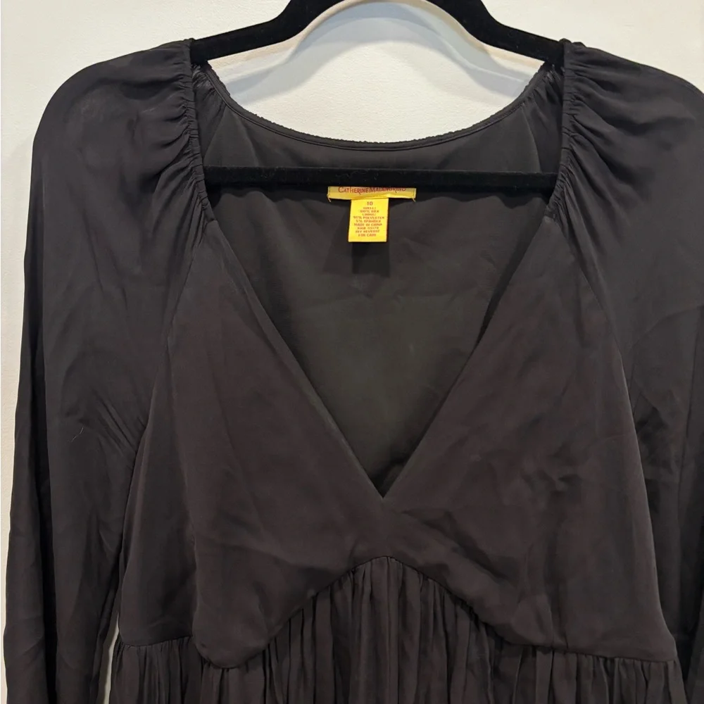 Catherine Malandrino Black Silk Dress - Picture 4 of 15